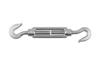 Талреп крюк-крюк DIN 1480 М16, кованая натяжная муфта, оцинкованный, ЗУБР